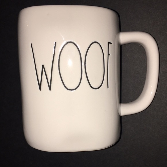 Rae Dunn “woof”  coffee mug - Picture 1 of 4
